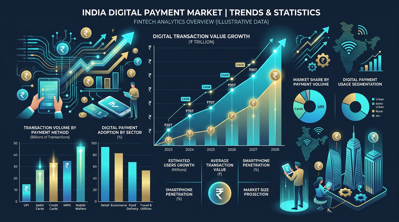2025年印度原生支付市场趋势：UPI月交易额突破2000亿美元