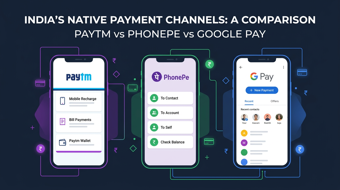 印度原生支付通道深度解析：UPI、Paytm、PhonePe三大支付方式全面对比